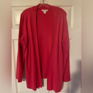 Cold water Creek size Large cardigan in pink